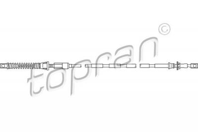 Topran 302 770 тросик газа на FORD TRANSIT c бортовой платформой/ходовая часть (E_ _)