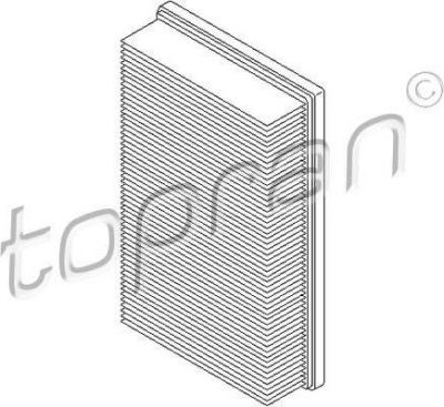 Topran 400 309 воздушный фильтр на MERCEDES-BENZ E-CLASS (W124)