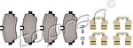Topran 400 428 комплект тормозных колодок, дисковый тормоз на MERCEDES-BENZ A-CLASS (W168)