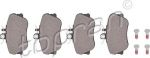 Topran 400 516 комплект тормозных колодок, дисковый тормоз на MERCEDES-BENZ C-CLASS универсал (S202)