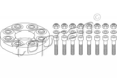 Topran 400 614 шарнир, продольный вал на MERCEDES-BENZ S-CLASS купе (C140)
