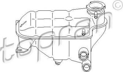 Topran 400 889 компенсационный бак, охлаждающая жидкость на MERCEDES-BENZ 190 (W201)