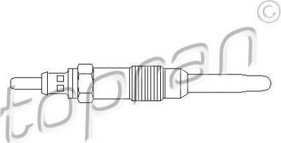 Topran 400 905 свеча накаливания на MERCEDES-BENZ SPRINTER 2-t фургон (901, 902)