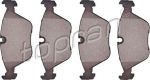 Topran 500 376 комплект тормозных колодок, дисковый тормоз на NISSAN PRIMASTAR фургон (X83)