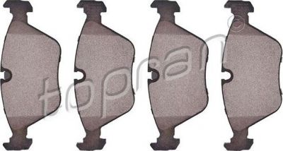 Topran 500 376 комплект тормозных колодок, дисковый тормоз на NISSAN PRIMASTAR фургон (X83)