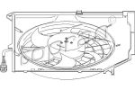 Topran 501 407 вентилятор, охлаждение двигателя на VOLVO S80 I (TS, XY)