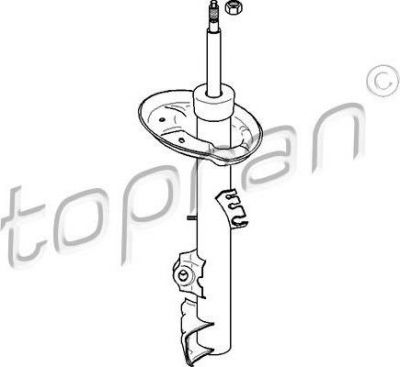 Topran 501 620 амортизатор на 3 (E36)