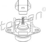 Topran 700 554 подвеска, двигатель на RENAULT MEGANE I Cabriolet (EA0/1_)