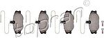 Topran 721 225 комплект тормозных колодок, дисковый тормоз на PEUGEOT 806 (221)
