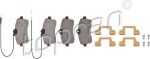 Topran 721 238 комплект тормозных колодок, дисковый тормоз на PEUGEOT 407 SW (6E_)