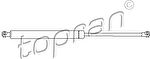 Topran 721 275 газовая пружина, крышка багажник на PEUGEOT 307 (3A/C)