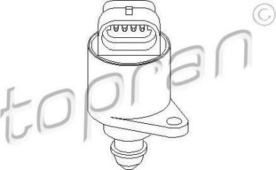 Topran 721 458 поворотная заслонка, подвод воздуха на MERCEDES-BENZ C-CLASS купе (CL203)