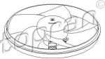 Topran 721 530 вентилятор, охлаждение двигателя на PEUGEOT 206 SW (2E/K)