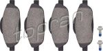 Topran 722 297 комплект тормозных колодок, дисковый тормоз на PEUGEOT 308 (4A_, 4C_)