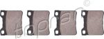 Topran 722 491 комплект тормозных колодок, дисковый тормоз на PEUGEOT 406 (8B)