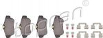 Topran 722 494 комплект тормозных колодок, дисковый тормоз на PEUGEOT EXPERT Tepee (VF3V_)