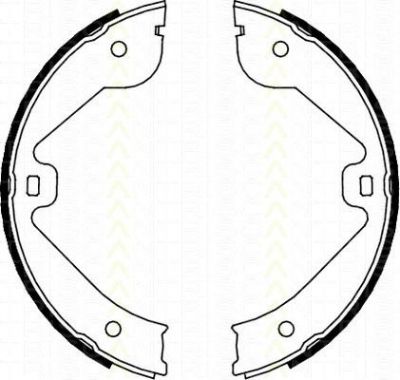 TRISCAN 8100 10022 комплект тормозных колодок, стояночная тормозная с на VW TOUAREG (7LA, 7L6, 7L7)