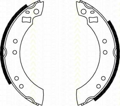 TRISCAN 8100 10280 комплект тормозных колодок на HYUNDAI PONY
