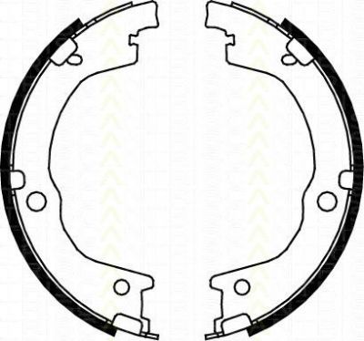 TRISCAN 8100 18006 комплект тормозных колодок, стояночная тормозная с на HYUNDAI SANTA FE II (CM)