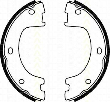 TRISCAN 8100 23032 комплект тормозных колодок, стояночная тормозная с на MERCEDES-BENZ SPRINTER 4,6-t фургон (906)