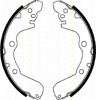 TRISCAN 8100 42566 комплект тормозных колодок на HYUNDAI SANTAMO