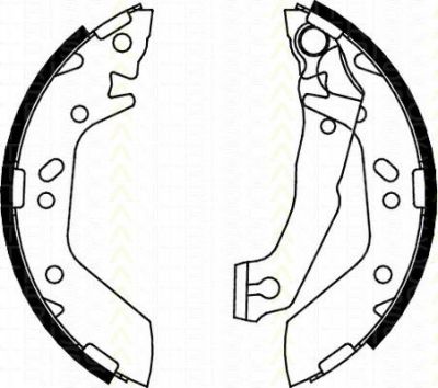 TRISCAN 8100 43012 комплект тормозных колодок на HYUNDAI ACCENT II седан (LC)