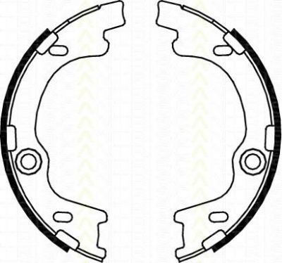 TRISCAN 8100 43021 комплект тормозных колодок, стояночная тормозная с на HYUNDAI i30 (FD)