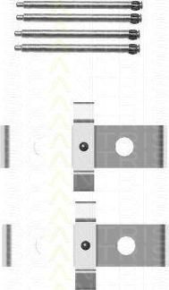 TRISCAN 8105 101640 комплектующие, колодки дискового тормоза на PEUGEOT 607 (9D, 9U)