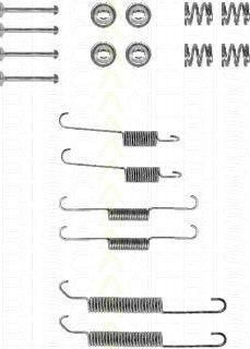 TRISCAN 8105 102171 комплектующие, тормозная колодка на PEUGEOT 104 купе