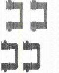 TRISCAN 8105 141601 комплектующие, колодки дискового тормоза на NISSAN X-TRAIL (T31)