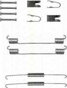 TRISCAN 8105 152555 комплектующие, тормозная колодка на FIAT MULTIPLA (186)