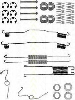 TRISCAN 8105 162038 комплектующие, тормозная колодка на FORD TRANSIT c бортовой платформой/ходовая часть (V_ _)