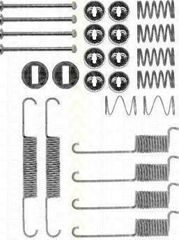 TRISCAN 8105 232558 комплектующие, тормозная колодка на MERCEDES-BENZ T1 фургон (602)