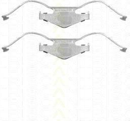 TRISCAN 8105 241605 комплектующие, колодки дискового тормоза на SAAB 9-3 кабрио (YS3F)
