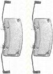 TRISCAN 8105 291611 комплектующие, колодки дискового тормоза на VW PHAETON (3D_)