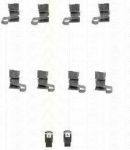 TRISCAN 8105 691619 комплектующие, колодки дискового тормоза на SUZUKI SWIFT II седан (AH, AJ)