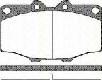 TRISCAN 8110 10034 комплект тормозных колодок, дисковый тормоз на TOYOTA LAND CRUISER (_J6_)
