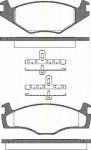 TRISCAN 8110 10104 комплект тормозных колодок, дисковый тормоз на VW SANTANA (32B)