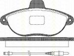 TRISCAN 8110 10501 комплект тормозных колодок, дисковый тормоз на PEUGEOT EXPERT фургон (222)