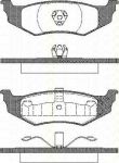 TRISCAN 8110 10520 комплект тормозных колодок, дисковый тормоз на CHRYSLER STRATUS кабрио (JX)