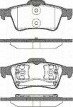 TRISCAN 8110 10534 комплект тормозных колодок, дисковый тормоз на RENAULT MEGANE II (BM0/1_, CM0/1_)