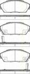 TRISCAN 8110 10974 комплект тормозных колодок, дисковый тормоз на HONDA ACCORD III (CA)