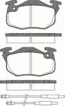 TRISCAN 8110 10979 комплект тормозных колодок, дисковый тормоз на PEUGEOT 106 I (1A, 1C)
