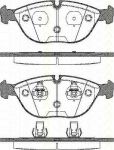 TRISCAN 8110 11007 комплект тормозных колодок, дисковый тормоз на MERCEDES-BENZ S-CLASS (W220)