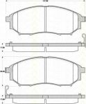 TRISCAN 8110 14047 комплект тормозных колодок, дисковый тормоз на NISSAN MURANO (Z50)