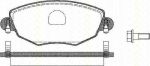 TRISCAN 8110 16005 комплект тормозных колодок, дисковый тормоз на JAGUAR X-TYPE (CF1)