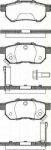 TRISCAN 8110 40003 комплект тормозных колодок, дисковый тормоз на HONDA CIVIC VI купе (EJ, EM1)