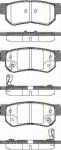 TRISCAN 8110 43011 комплект тормозных колодок, дисковый тормоз на HYUNDAI TUCSON (JM)