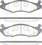 TRISCAN 8110 80524 комплект тормозных колодок, дисковый тормоз на JEEP CHEROKEE (XJ)