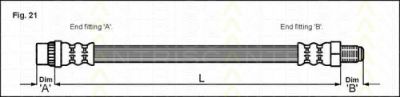 TRISCAN 8150 25003 тормозной шланг на RENAULT KANGOO (KC0/1_)